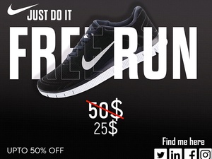 Diseño de zapatos de Nike Run