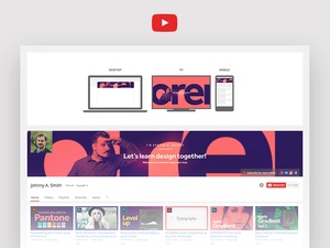 YouTube チャンネルブランドテンプレートとアセットジェネレータ