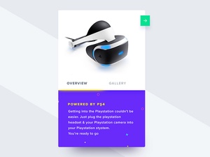 Tarjeta de producto VR