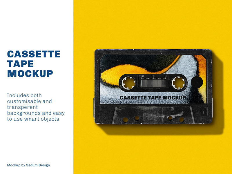 Download Cassette Tape Mockup Free Psd Templates