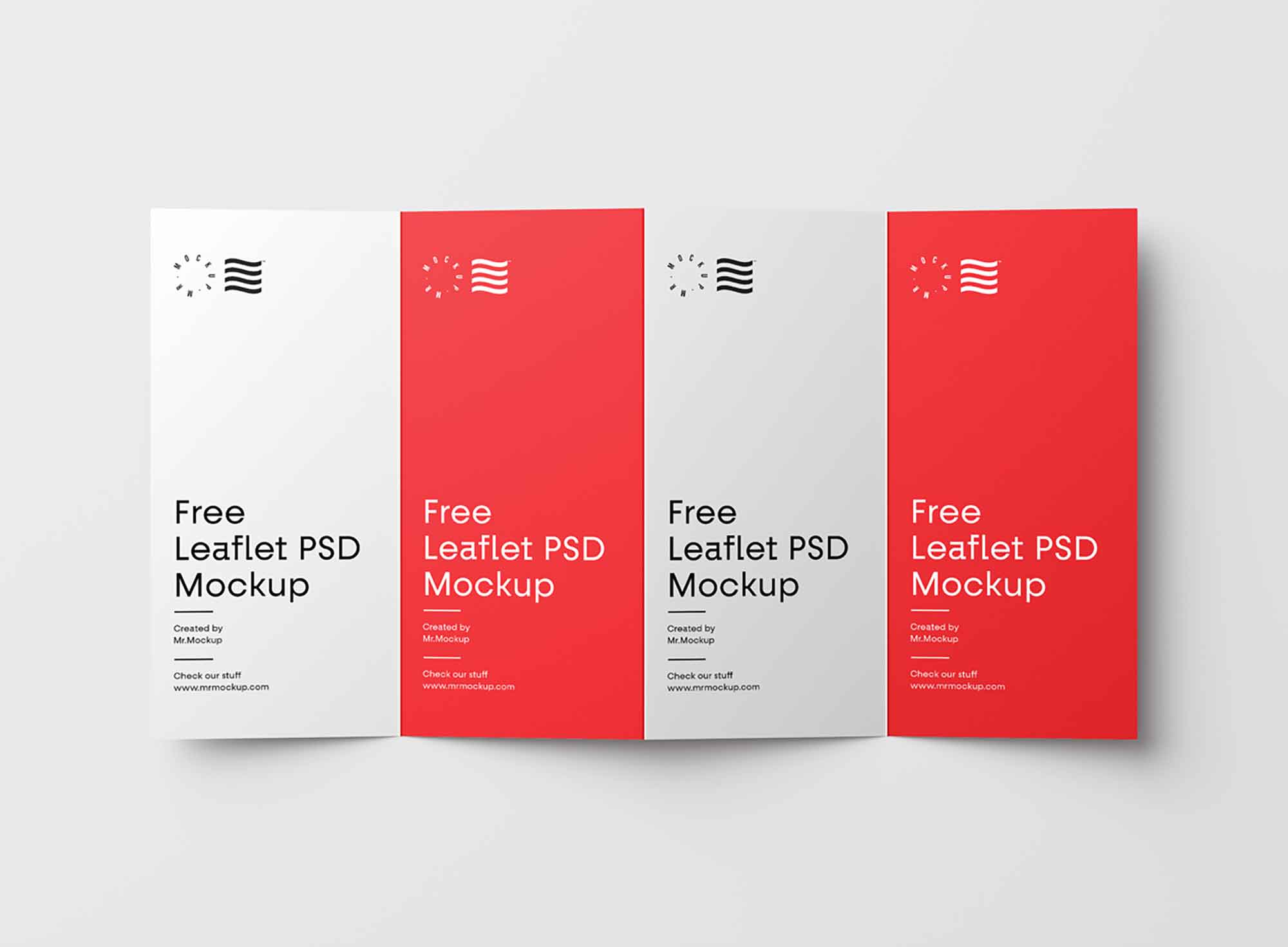 Download Free 4-Fold Brochure Mockup | Free PSD Templates