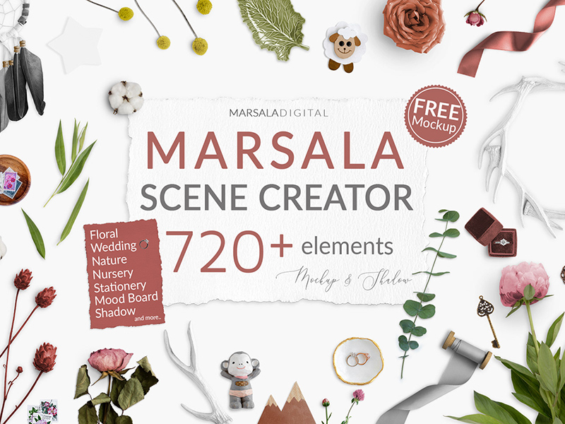 Download Scene Creator With Movable Mockup Free Psd Templates