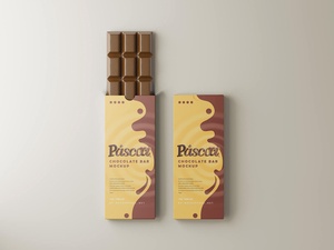 5 Free Chocolate Bar Packaging Mockup Files