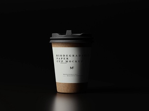 Eco-Friendly Paper Coffee Cup Mockup