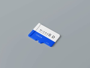 10 Free Micro SD Card Mockup Files