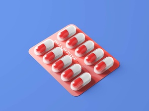 10 Free Pill / Blister Packaging Mockup Files