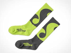 Long Socks Mockup Free Download • PSD Mockups