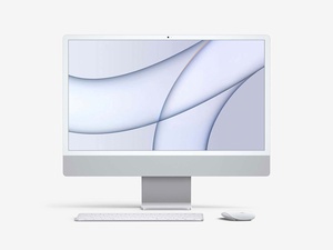 Free 24-inch iMac Mockup