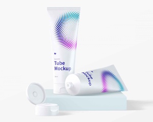 Maqueta de tubos cosméticos gratis de 250 ml 