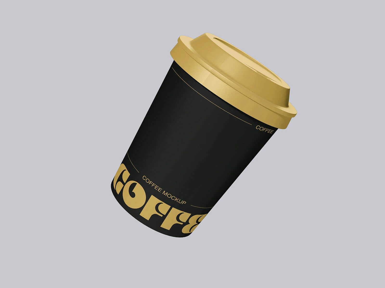 Minimales Kaffeetassen-Branding-Mockup