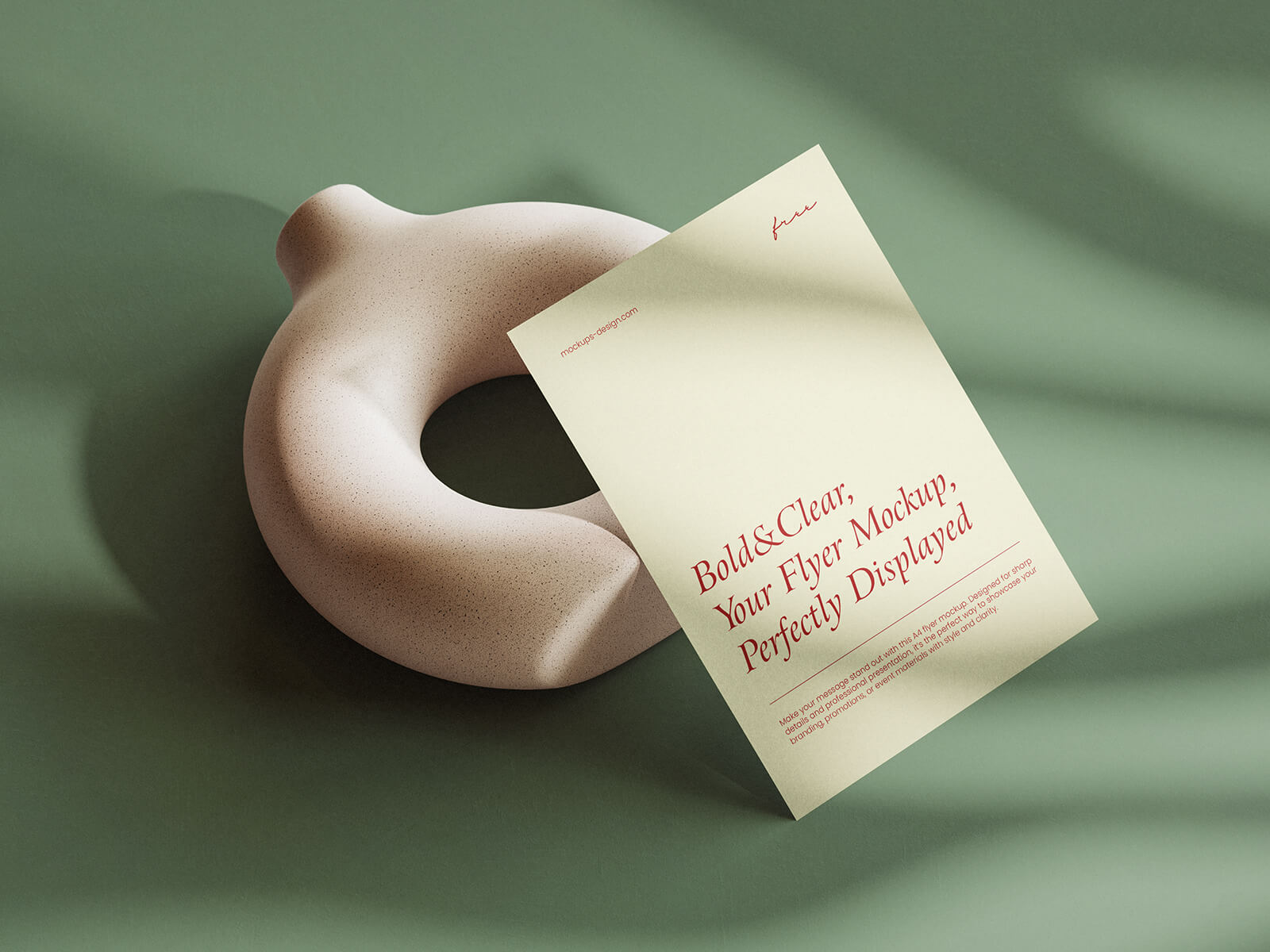 Elegantes A4 / A5 Flyer Mockup