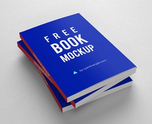 10 Free Hardcover Book Mockup Set