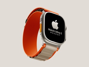 Apple Watch Ultra 2 Mockup