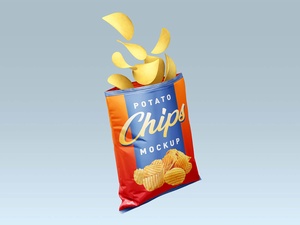 Chips Bag Mockup -Dateien