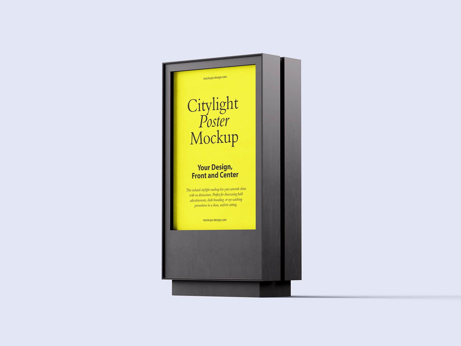 Чистый марок плаката Mupi Citylight