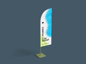 Banner Mockup Feather Feder Feather Feather Feather