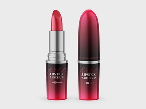 Maquette de rouge à lèvres premium