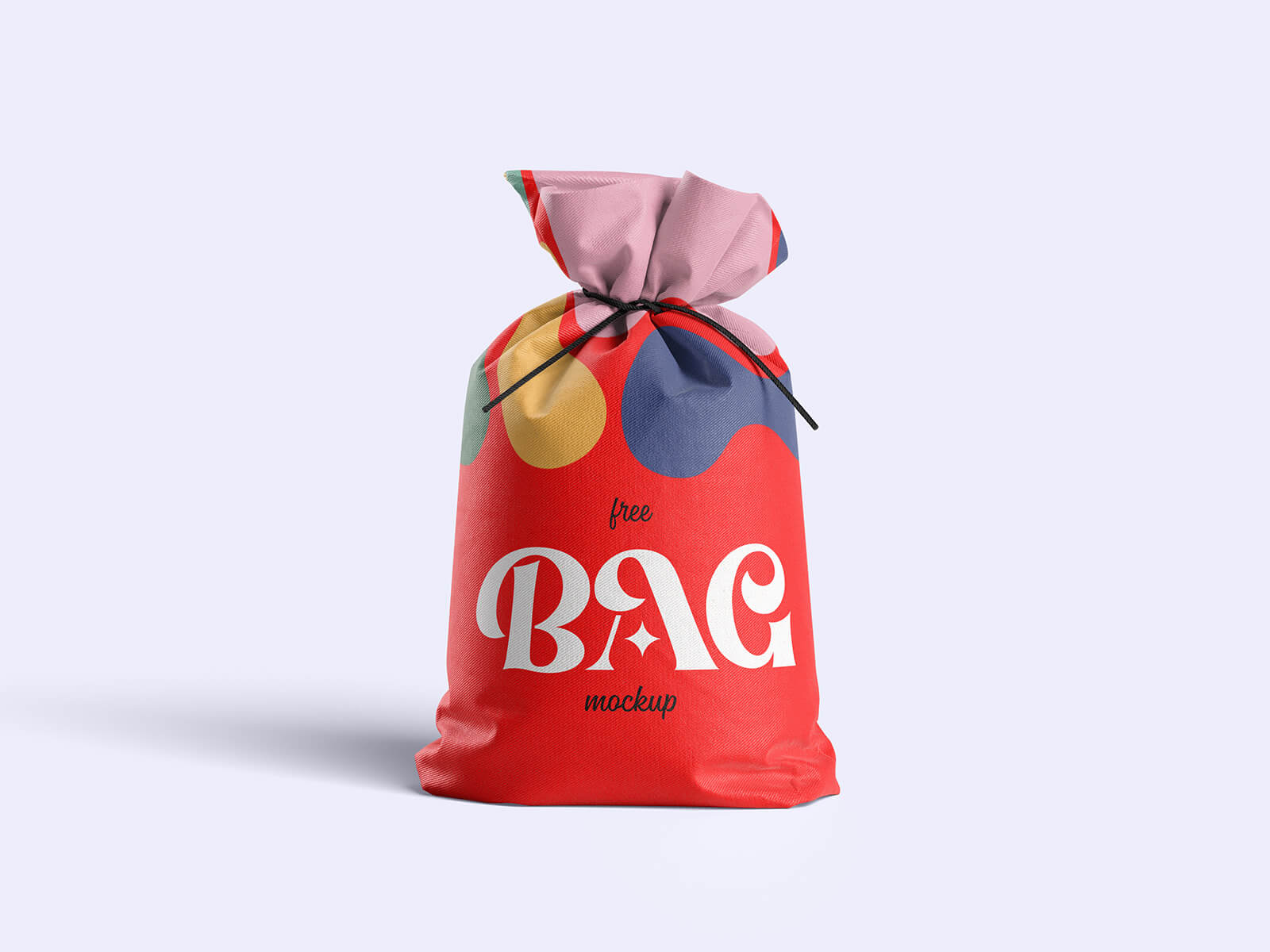 Small Canvas Sack Mockup