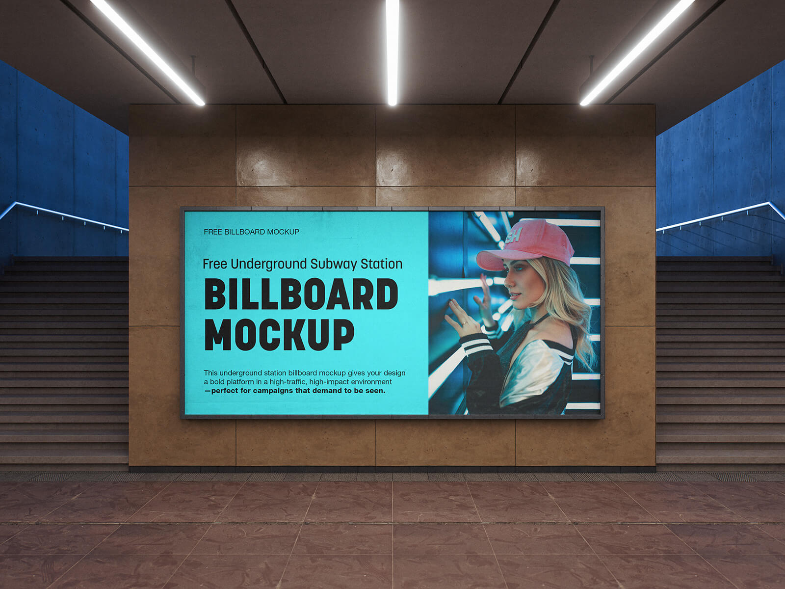 Подземный макет Billboard Subway