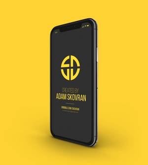 9 Different Angles Free iPhone X PSD Mockups
