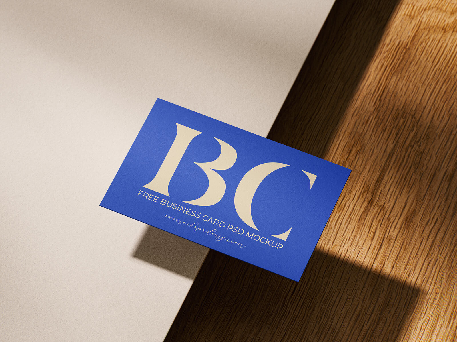 85 x 55 mm Carte de visite Mockup
