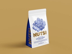 Dry Fruit / Nuts Stand-up Pouch Mockup