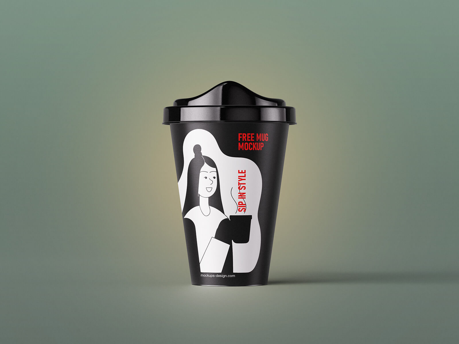 Plastik wiederverwendbarer Kaffeetasse / Tasse Modell