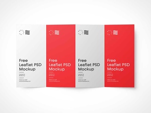4-Fold Panel Brochure PSD Mockup