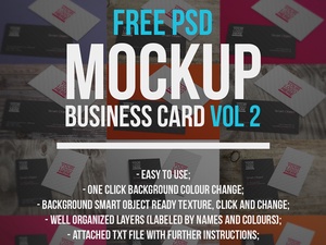 Business Card Mockups Vol 2