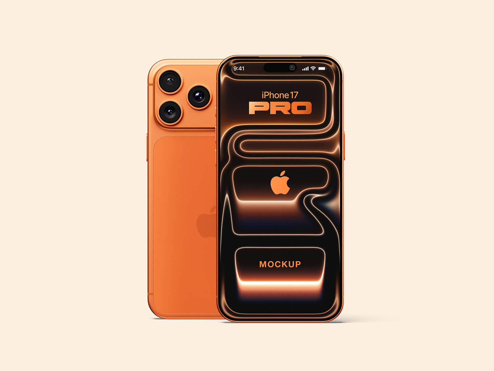 プレミアム iPhone 17 Pro モックアップ
