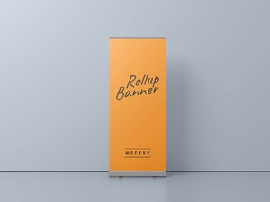 Roll-Up Banner Mockup: A Versatile Display Solution for Events and Exhibitions