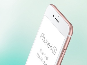 iPhone6S Rose Gold Mockup