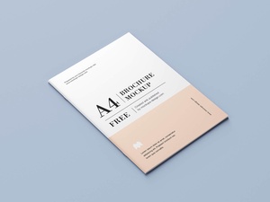 6 Free A4 Multi-Page Bi-Fold Brochure Mockup Set