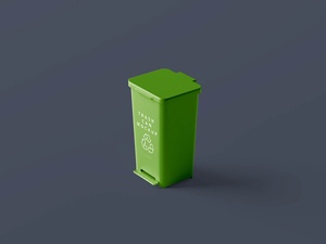 6 déchets / poubelle gratuits peuvent maquettement des fichiers