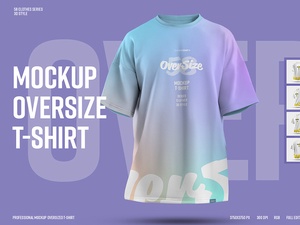 Oversize T-shirt Mockup
