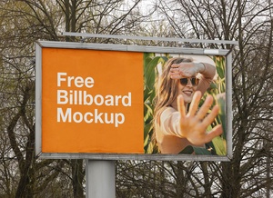 Nature Billboard Mockup