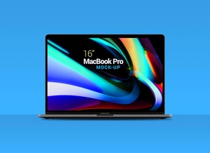 16 Inches Apple MacBook Pro 2020 Mockup