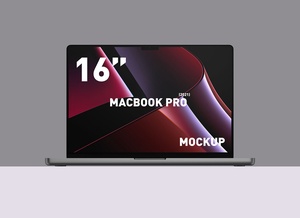 16 Inches MacBook Pro 2021 Mockup