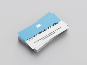 3.5 x 2 Inches Business Card Mockup Set