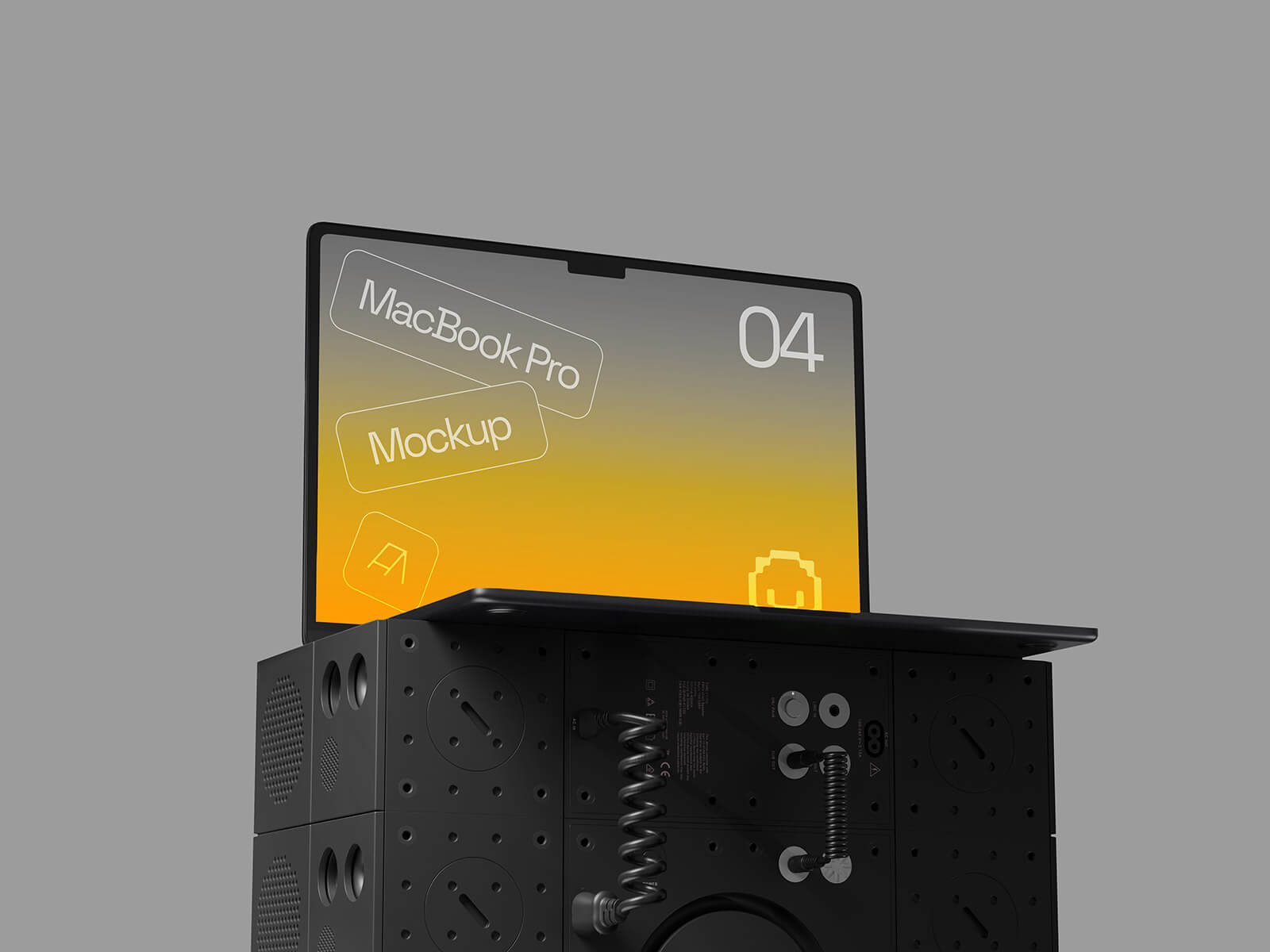 Maquette MacBook Pro 3D haute résolution