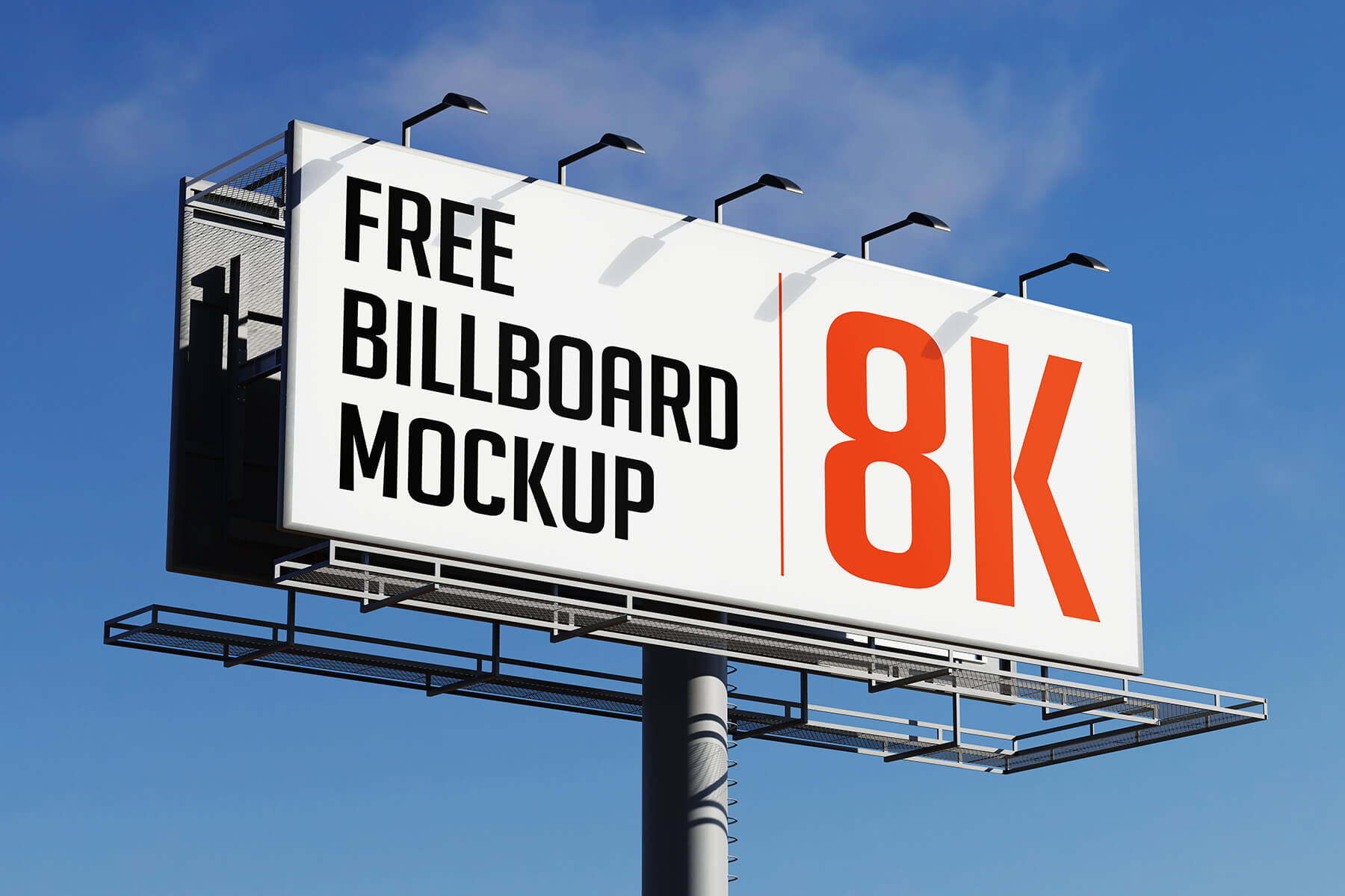 8K Day / Night Billboard Mockup