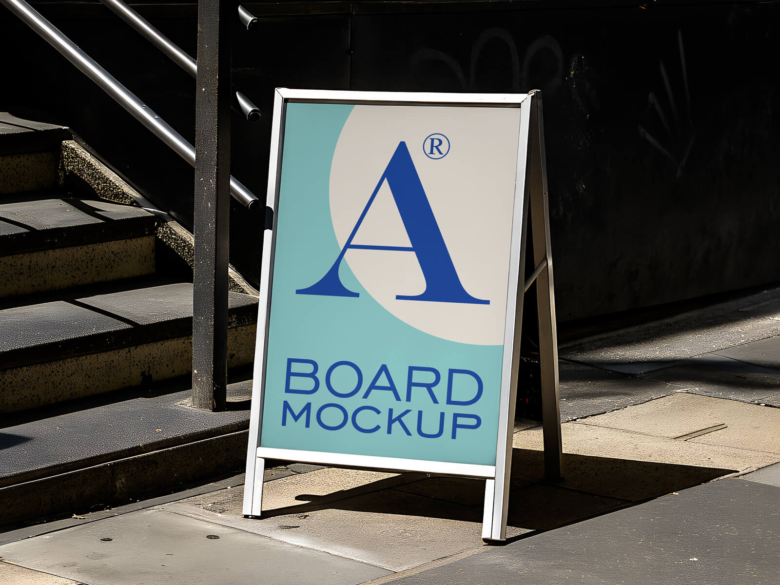 A-Board Пешеходский макет знака