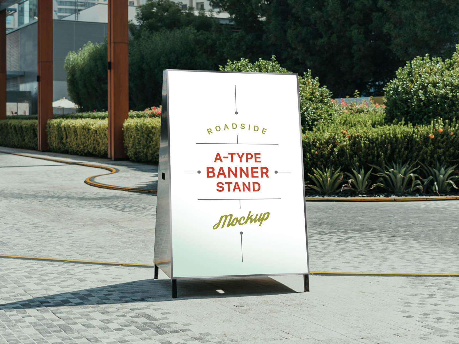 Affichage de la signalisation de type A. maquette