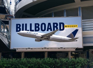Airport Billboard Mockup