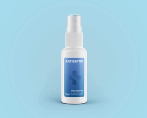 Antiseptic Spray Bottle Mockup Set