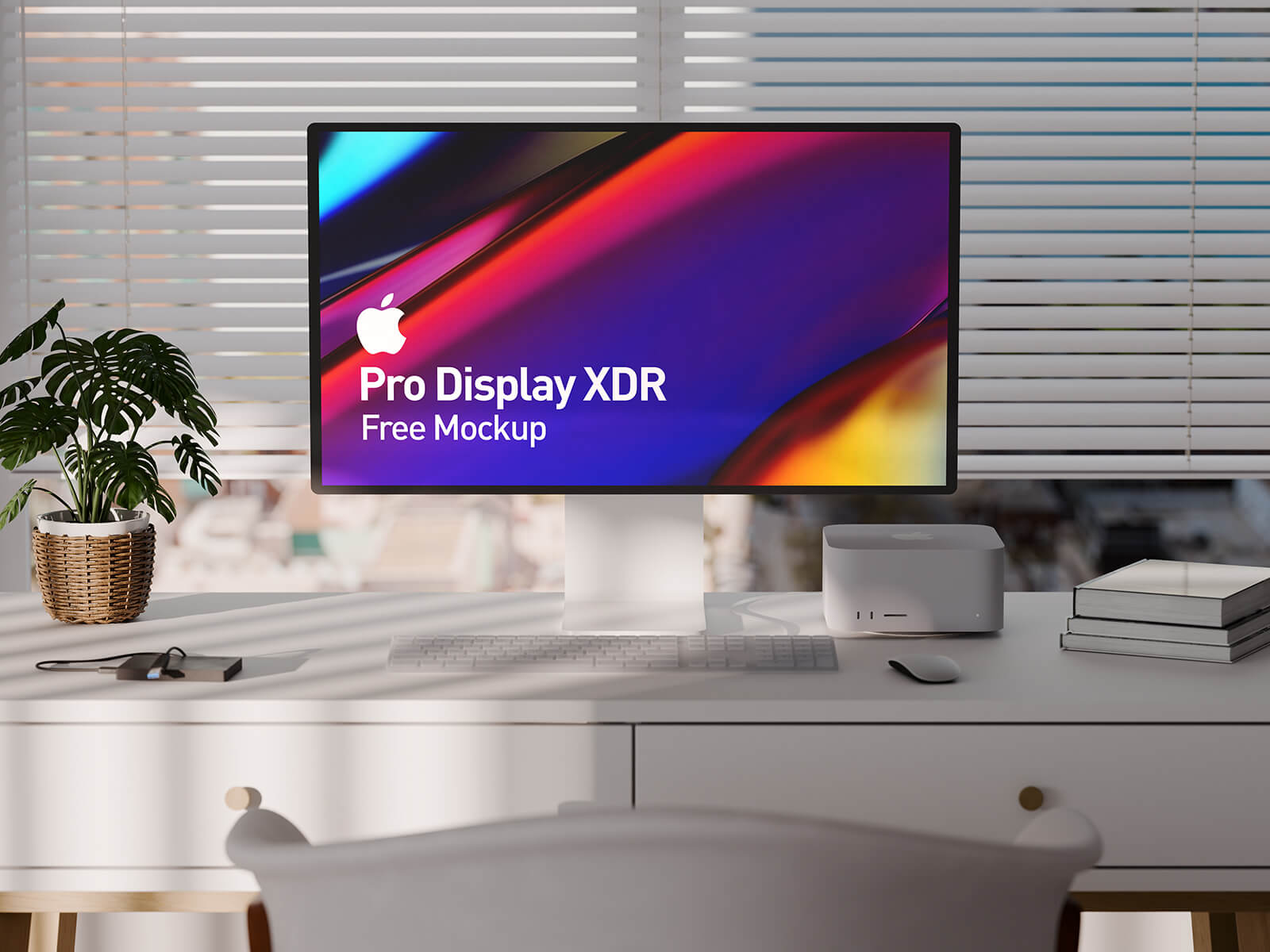 Apple Pro Display XDR Retina 6K 2024 Mockup