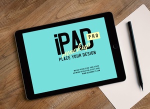 Maqueta de fotos de Apple iPad Pro