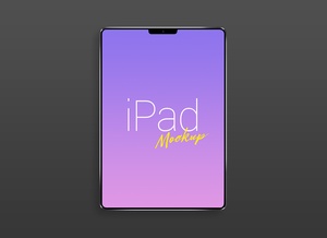 Apple iPad Pro 2018モックアップ