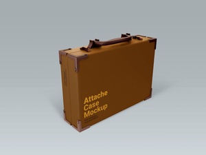 Attach� Briefcase Mockup 
