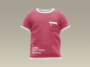 Baby Girl T-Shirt Mockup Set